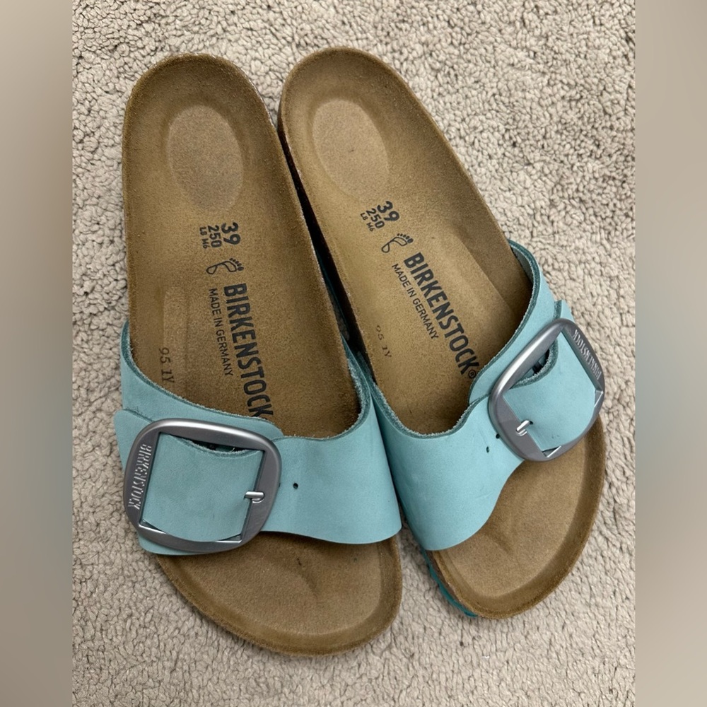 Birkenstock Madrid Nubuck Leather Beryl - NWOT
